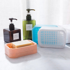 T-layer draining soap dish, plastic soap dish, bathroom soap dish, toilet soap holder