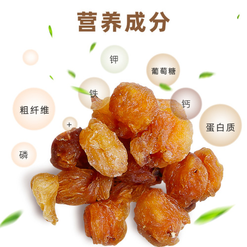 Kang Wang Dragon's Eye Meat 500g Bagged Shell-Free, Pit-Free Fresh, Sulphur-Free Dried Longan Meat Direct Sale from Gutian Manufacturer Wholesale