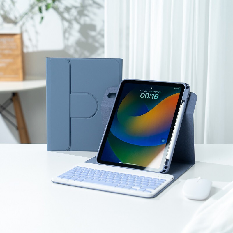 适用于ipad10平板保护壳磁吸分离旋转键盘套air45亚克力pro13新款|undefined