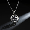 Pendant hip-hop style, necklace stainless steel, accessory, European style