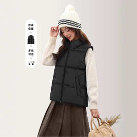 秋冬新款儿童加厚棉马甲男女童手塞棉休闲时尚经典外套100-170cm