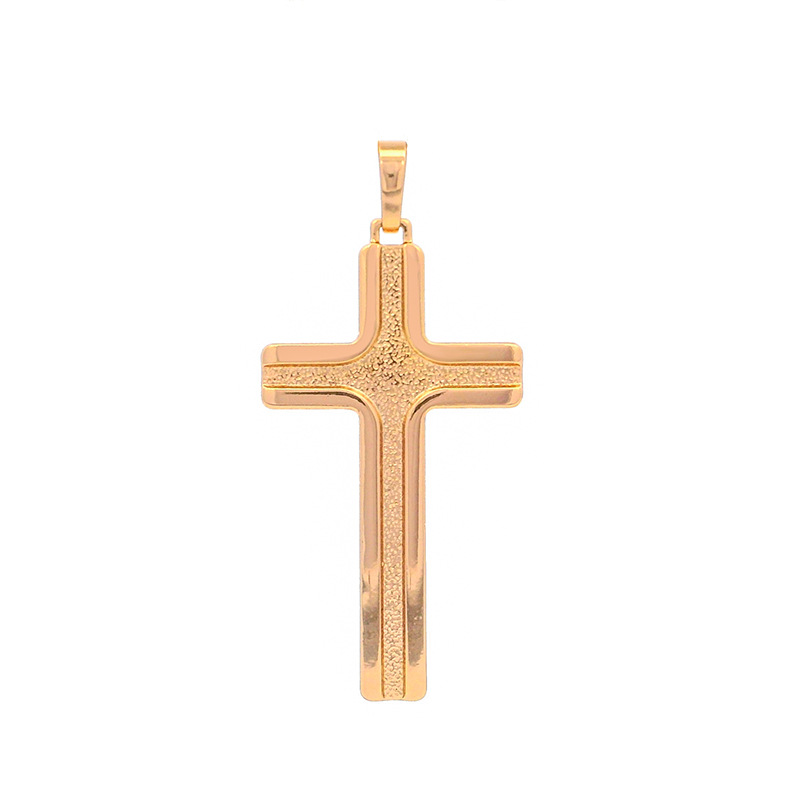 Xuping personalidad transfronteriza europea y americana fría estilo masculino collar de cruz colgante moda collares hip-hop al por mayor