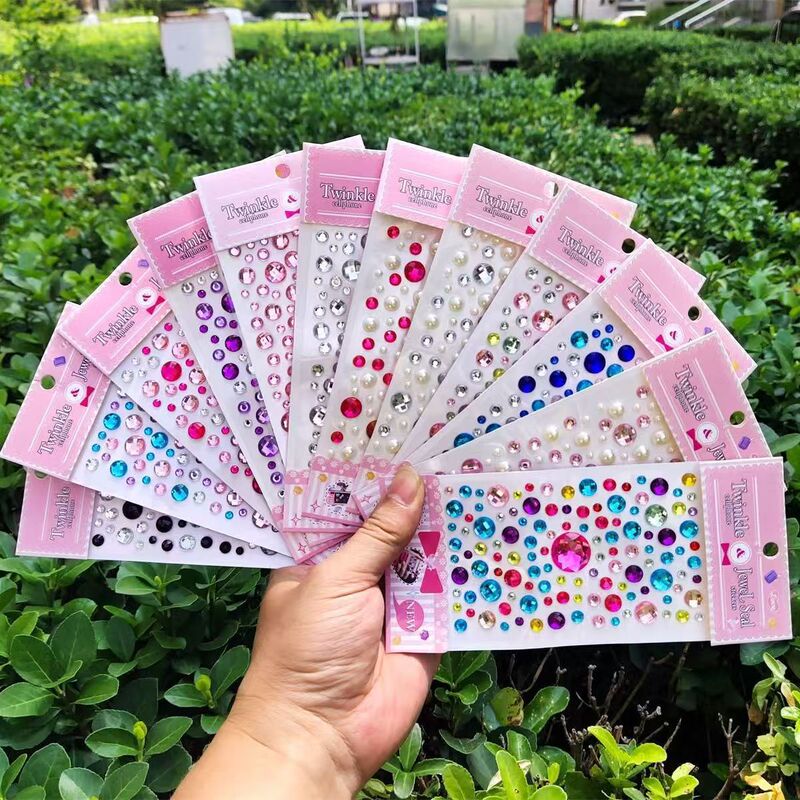 Diamond Stickers, Crystal Stickers, Kidsren's Handmade Diamond Paintings, Acrylic Crystal Baby Creative Gem Toys
