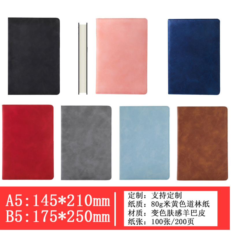 Cuaderno de folga personalizado a5 cuaderno grueso cuaderno de mano de alto valor al por mayor b5a6 cuaderno en stock