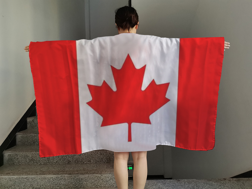 Suministro transfronterizo 2022 Copa Mundial de fútbol animar apoyos fans capa bandera chal 90*150cm