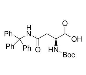 叔丁氧羰基-N-beta-三苯甲基-L-天门冬酰胺 Cas号: 132388-68-2
