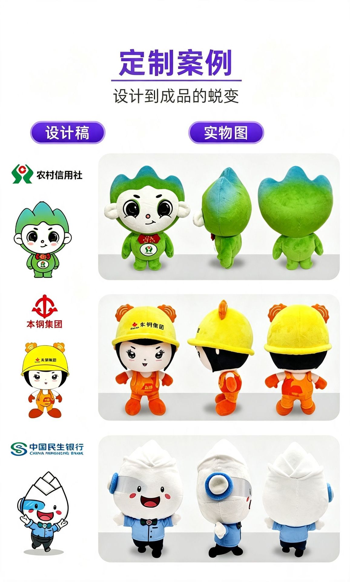 Custom Plush Dolls & Mascot Figurines - OEM Plush Toys, Corporate Mascots, Custom Dolls from Design, Stuffed Animal Keychains, Character Costumes & Custom Doll Clothing