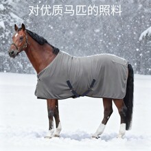 秋冬款保暖马衣法兰绒中大型马匹保护衣服马披毯马背心马术用品