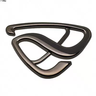 rotor metal car emblem – Car logo - large-sized-rotor-gunmetal-color