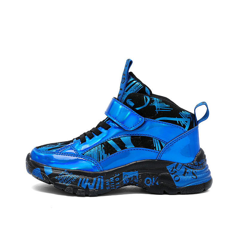 Zapatos de algodón para niños otoño y invierno nuevos zapatos de nieve para niños grandes y medianos al aire libre zapatos deportivos calientes para niños