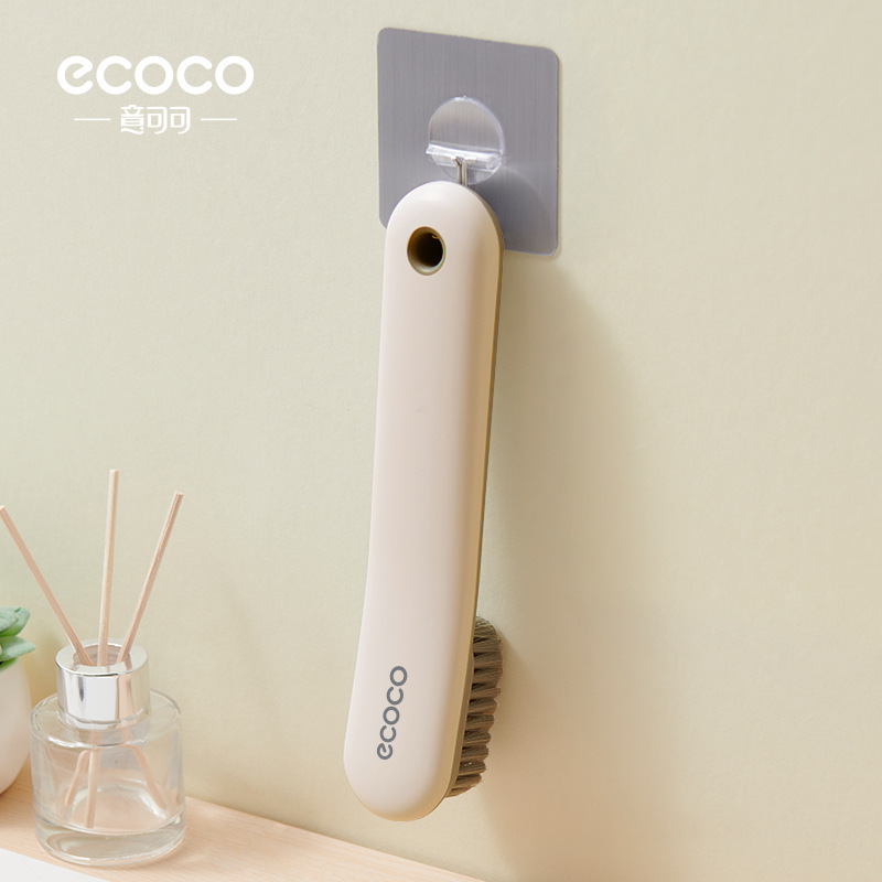 Cepillo de zapatos ecoco cepillo de lavado de zapatos para el hogar cepillo de lavado de zapatos cepillo de ropa piel suave no hace daño zapato tablero cepillo artefacto de limpieza