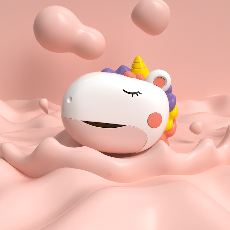 버블 유니콘 [화이트/배터리 버전] 영문 칼라 박스