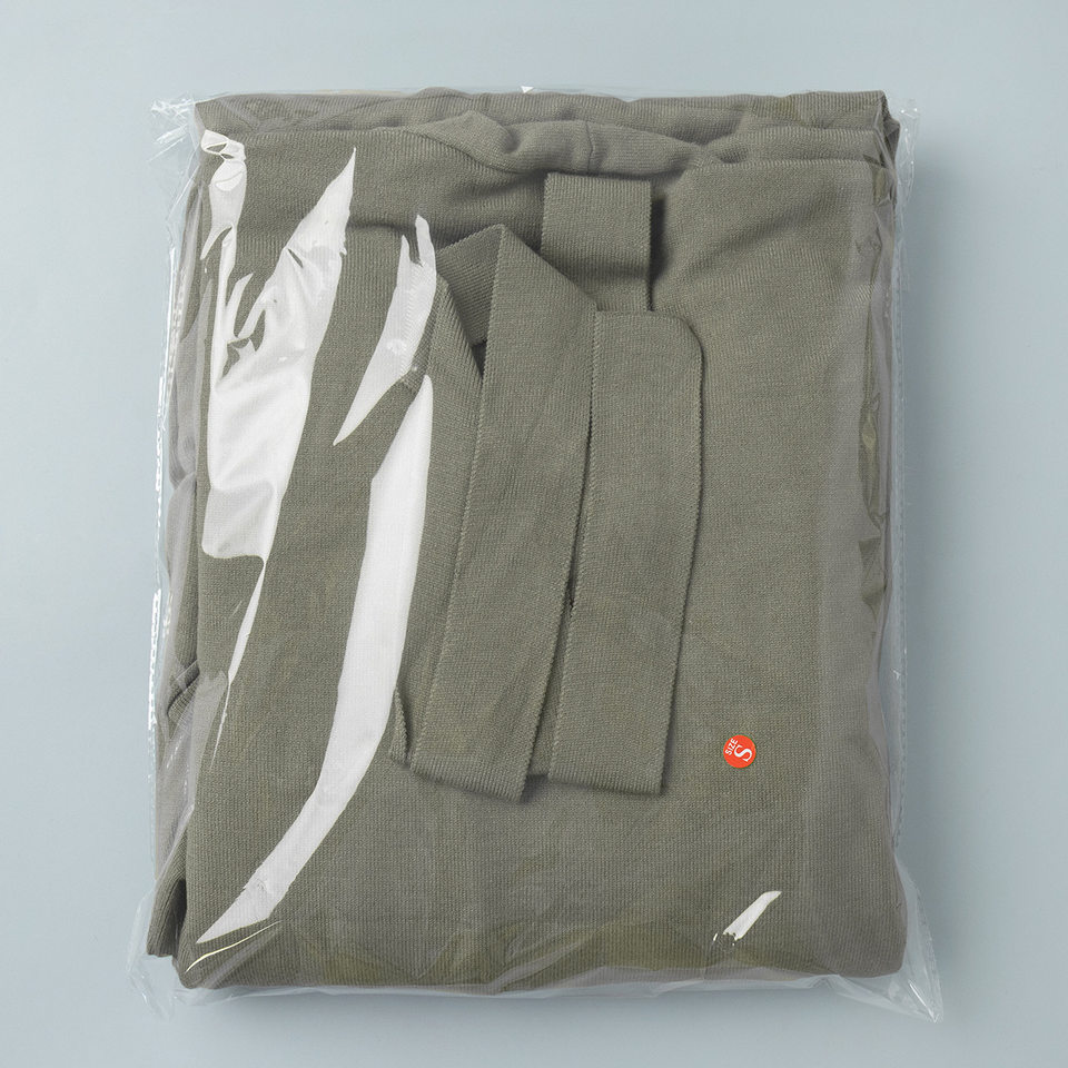 Bộ đầm dài kèm áo cardigan dệt kim dài tay nữ — Màu cà phê đậm, Màu hồng, Màu trắng, Màu xám chi tiết 44