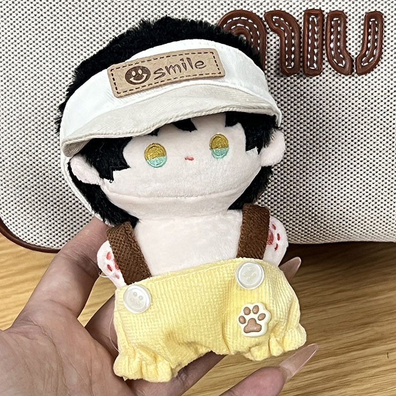 ハンバーガーをかじって10cmの子供服「ワンコの昼寝」綿人形13cm自嘲熊着せ替え人形服|undefined
