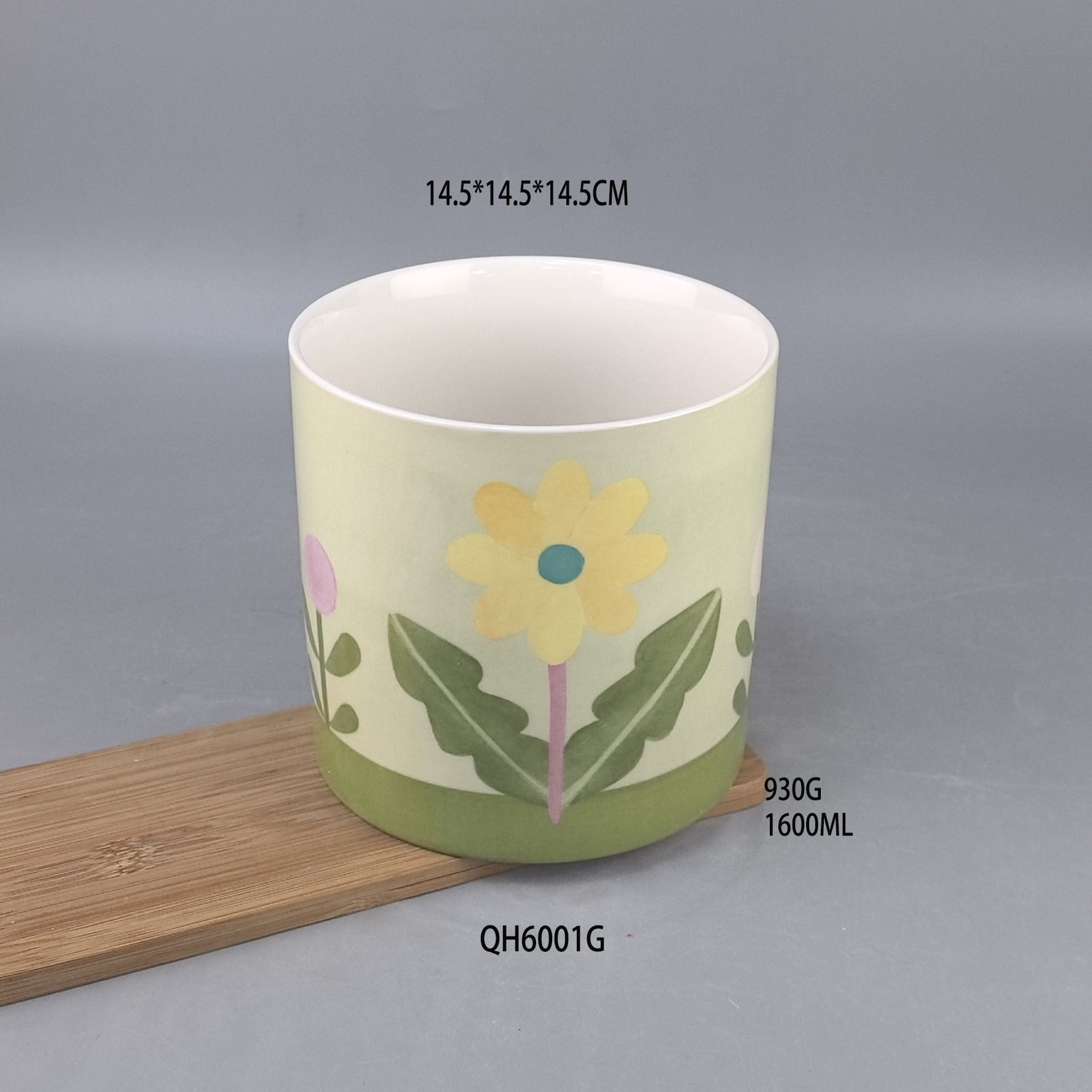 Selección estricta transfronteriza de flores europeas y estadounidenses, recipientes de almacenamiento de cerámica, peppermint, artículos de cocina para el hogar, recipientes de dulces de cerámica, peppermint