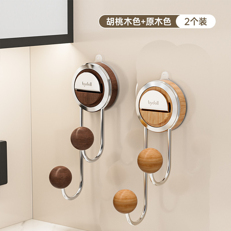 吸盤フック穴なしドア後掛けフック壁掛けトイレ強荷重フック真空無痕浴室フック|undefined