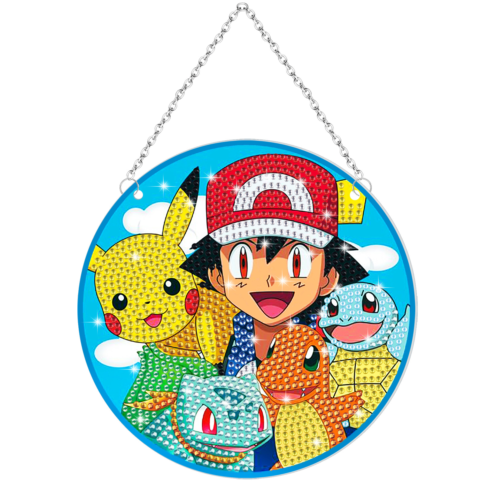 Pikachu Amazon DiDi Diamante Pintura Colgante Acrílico Colgante Creativo Diamante Se centran en los niños
