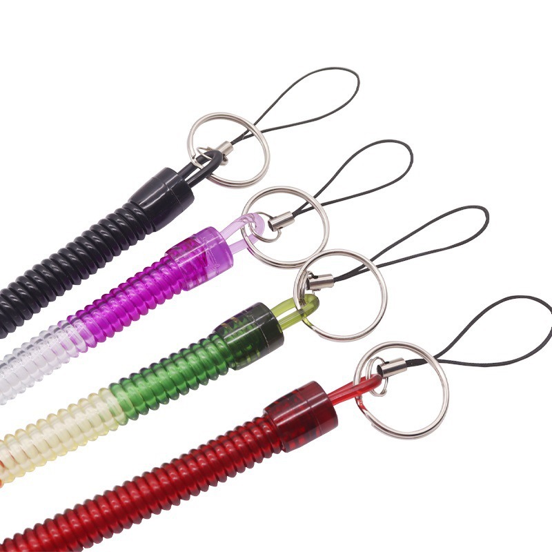 Abrebotellas elásticas, llavero antirrobo anti-robo, cordón para teléfono móvil, destornillador anti-retráctil, resorte perdido, cadena de cuerda de envío gratis para ancianos