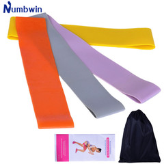 Latex resistance band set of 6, 5-40 lb resistance bands, mini yoga fitness ring, 500 latex rings, four levels of resistance