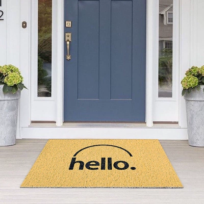 ins creative home floor mat household entrance non-slip wear-resistant wire ring floor mat door mud scraping dust removal foot mat