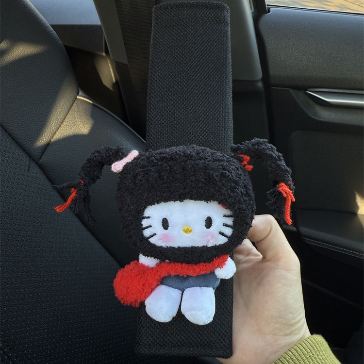 Funda Protectora de Hombro para Cinturón de Seguridad de Peluche para Auto image 6