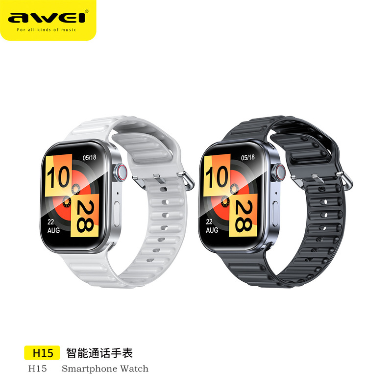 Awei High-Quality Smart Watch with Hd Square Screen, Compatible with Mobile Phones, Bluetooth Calls, and Ap Message Notifications Awei High-Quality Smart Watch with Hd Square Screen, Compatible with Mobile Phones, Bluetooth Calls, and Ap Message Notifications