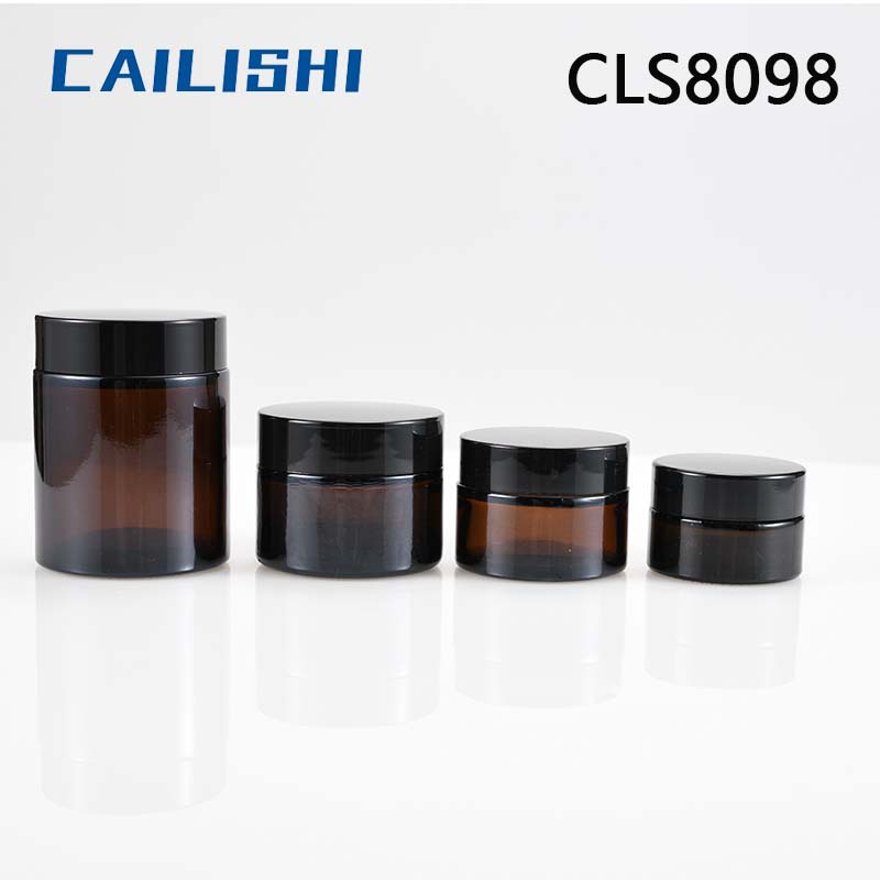 现货5g茶色膏霜瓶220g茶色膏霜瓶眼霜瓶药妆瓶化妆品玻璃瓶日化瓶