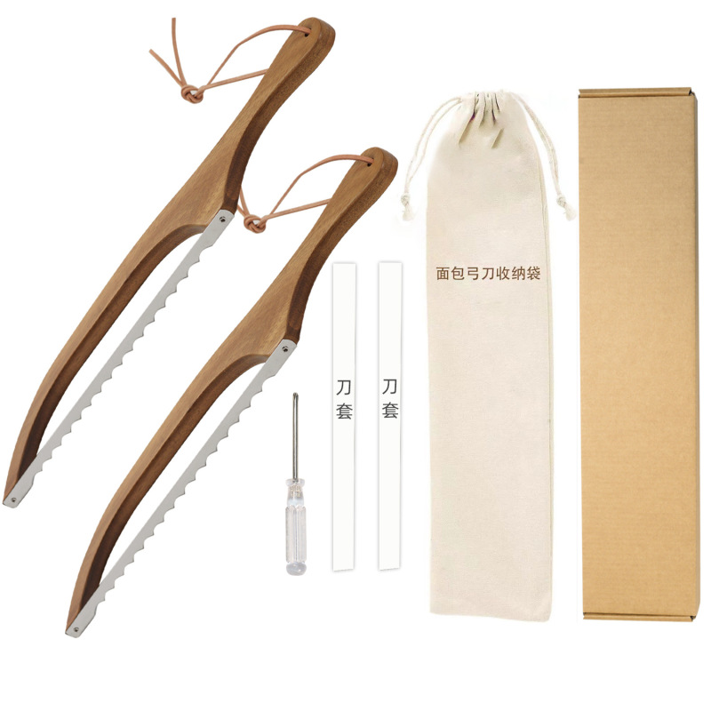 木製パンナイフ鋸トーストのこぎりパン切りトーストのこぎり簡易麺ナイフ切断用具法棒パン切断のこぎり|undefined