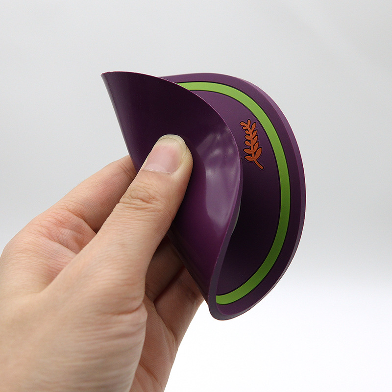 Creativo de dibujos animados doce constelación montaña PVC de goma suave antideslizante estera taza de té de silicona redonda estera de aislamiento