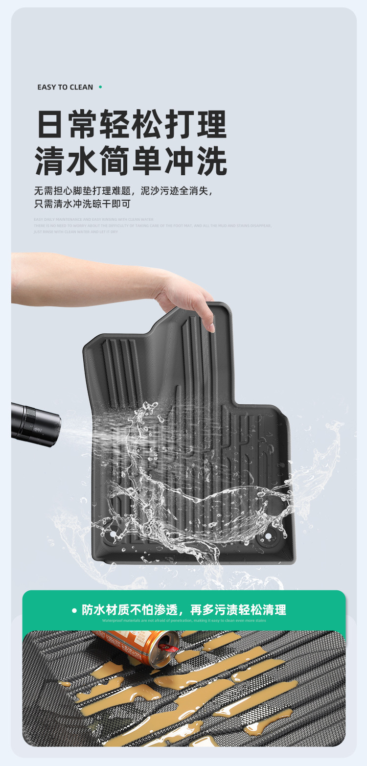 Suitable for 26 models of Lantu Taishan cars, special car-specific TPE floor mats, eco-friendly trunk mats