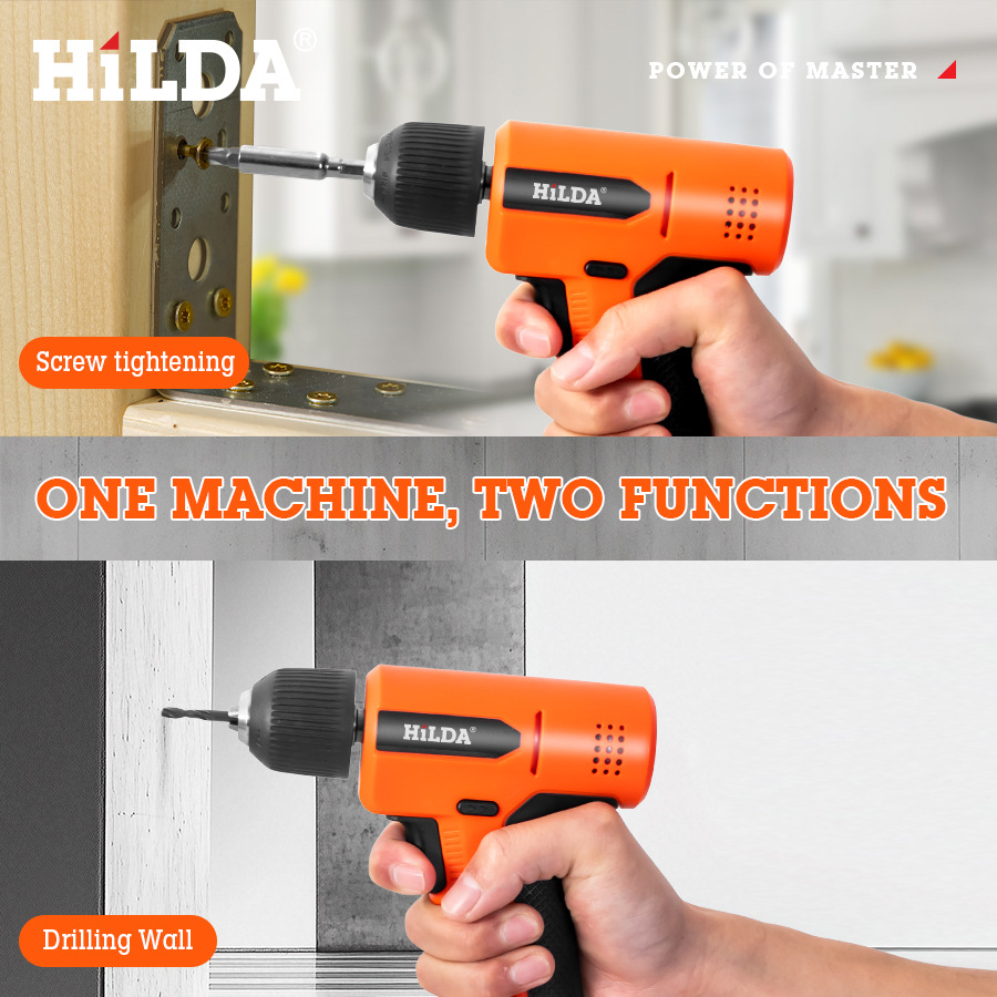 destornillador eléctrico recargable doméstico pequeño tornillo eléctrico multifuncional conjunto de herramientas de lote de tornillo mayorista