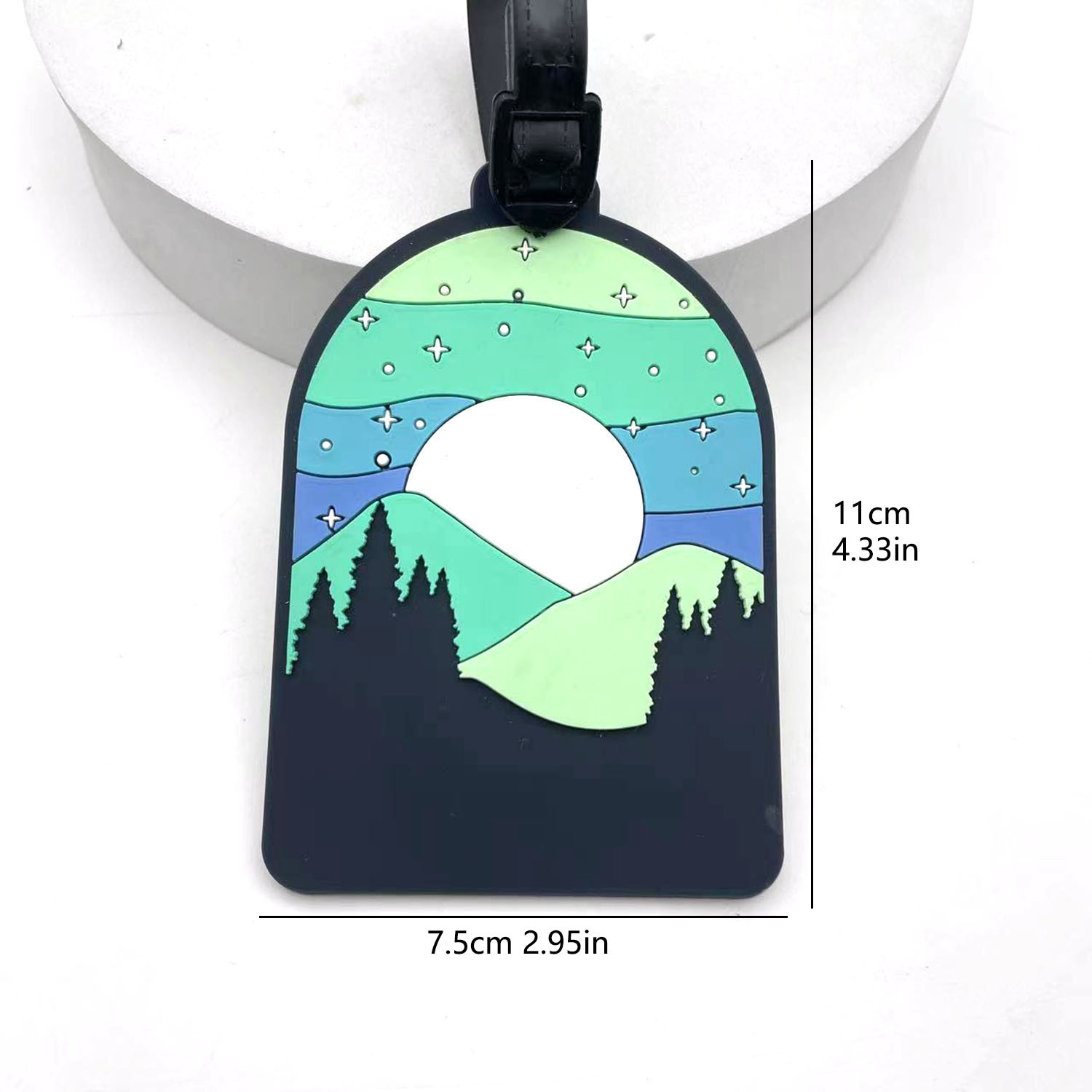 보름달 수하물 태그 11*7.5(31g)