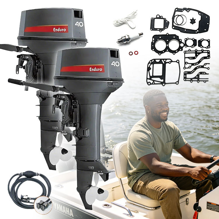 40g Model 40Hp Outboard Motor, Two-Stroke Quick Start, Same Model as Y Brand Boat Engine, Hot-Selling in Africa