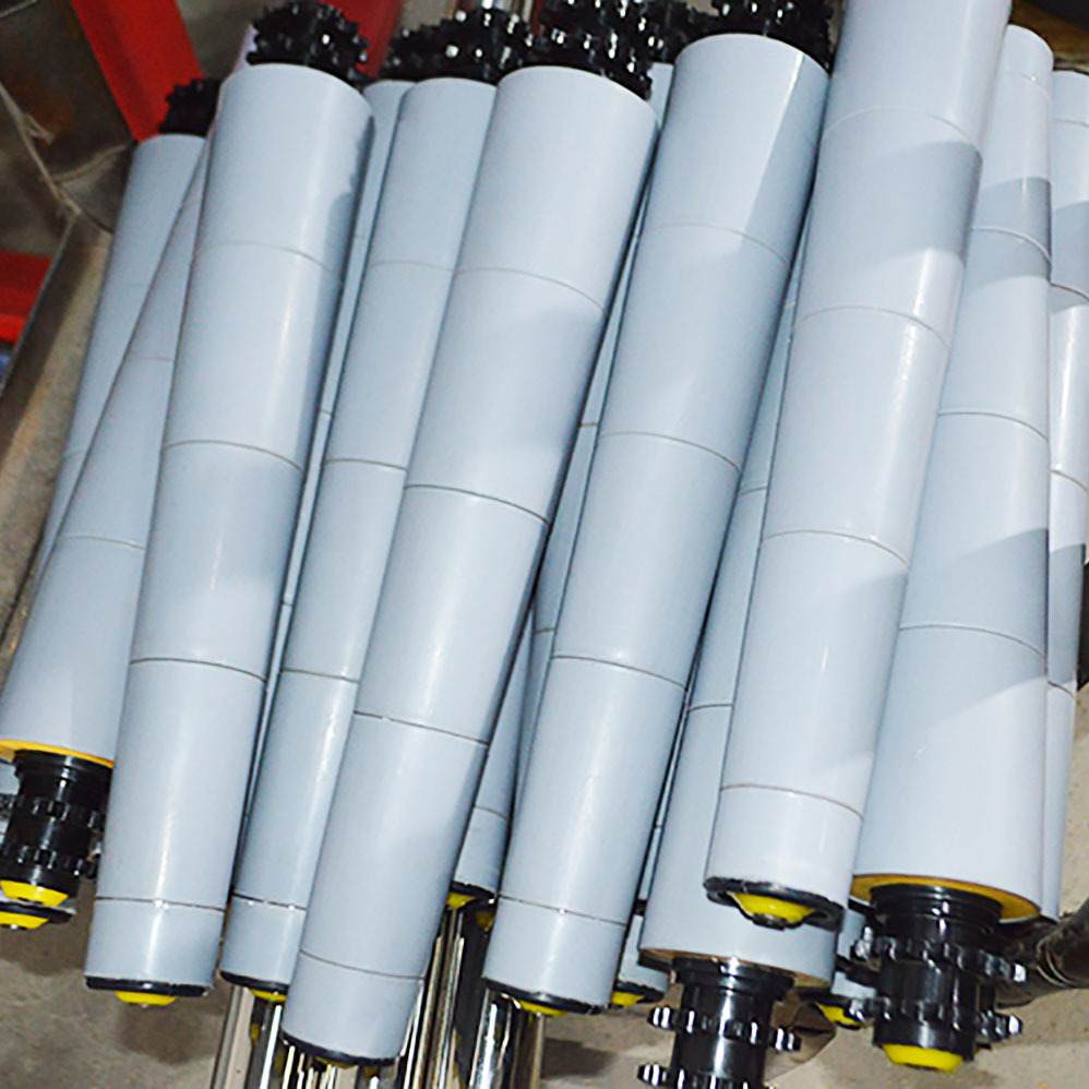 优惠热卖 动力滚筒套锥度滚筒 耐磨套胶滚筒  流水线 轮挡边PVC滚