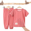 Silk children's mosquito repellent, trousers, short sleeve T-shirt, breathable set suitable for men and women, thin pijama