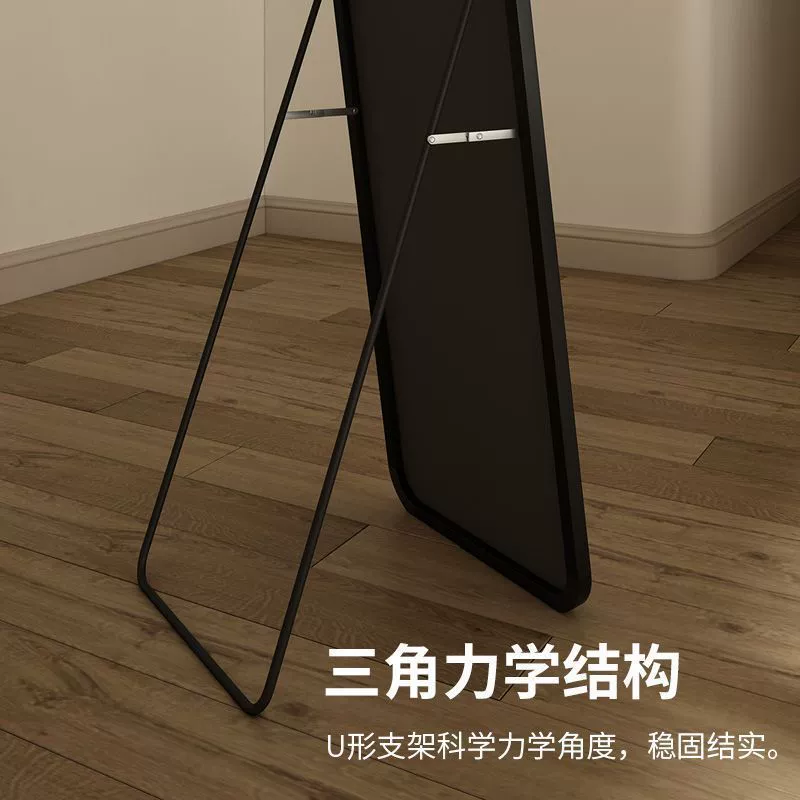 Зеркало для макияжа для девочек, зеркало в полный рост, трехмерное зеркало для примерки и примерки, настенное, напольное, складное для спальни в общежитии.