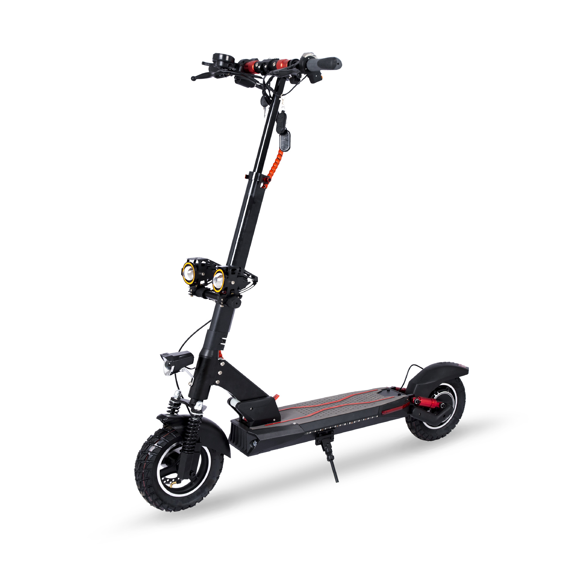 Changbu M4 Pro Electric Scooter Adult Model Double Shock-Absorbing Foldableable Electric Scooter with Seat and Satchel