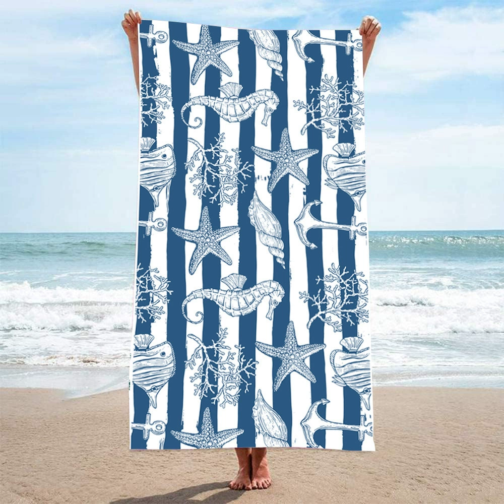 Quick dry double-sided beach cartoon cute bath towel, (Physicals), Amazon