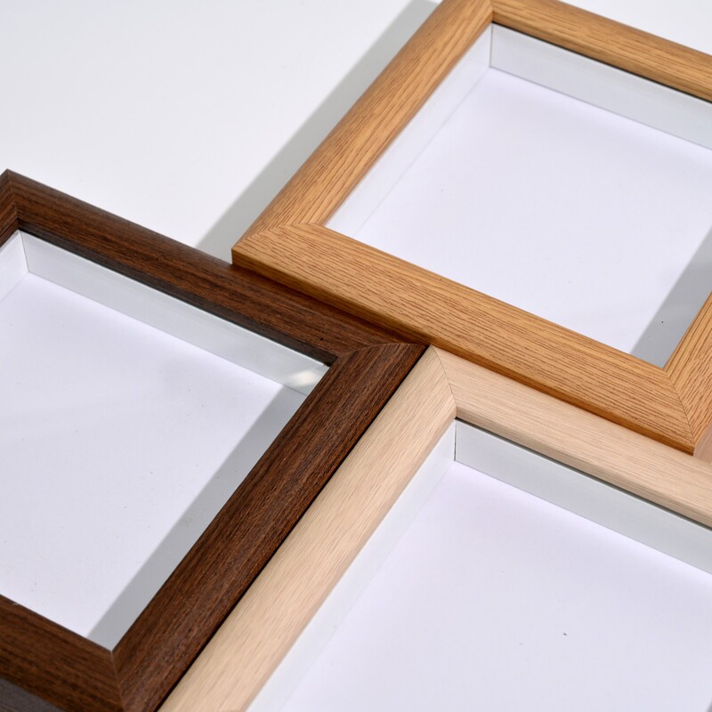 Hollow 1.5cm Pvc-Coated Photo Frame Wholesale Square Three-Dimensional 4inch 8inch Stand Birthday Gift Ornament Factory