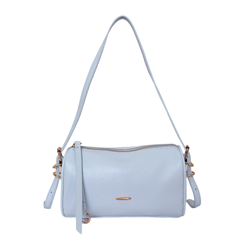 2026 nuevo bolso de brazo simple de color sólido bolso de almohada de viaje de moda moda diaria bolso de hombro
