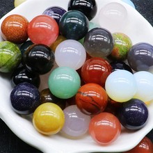Non-porous-ball无孔16mm圆球天然紫水晶玛瑙diy无孔石头圆珠批发