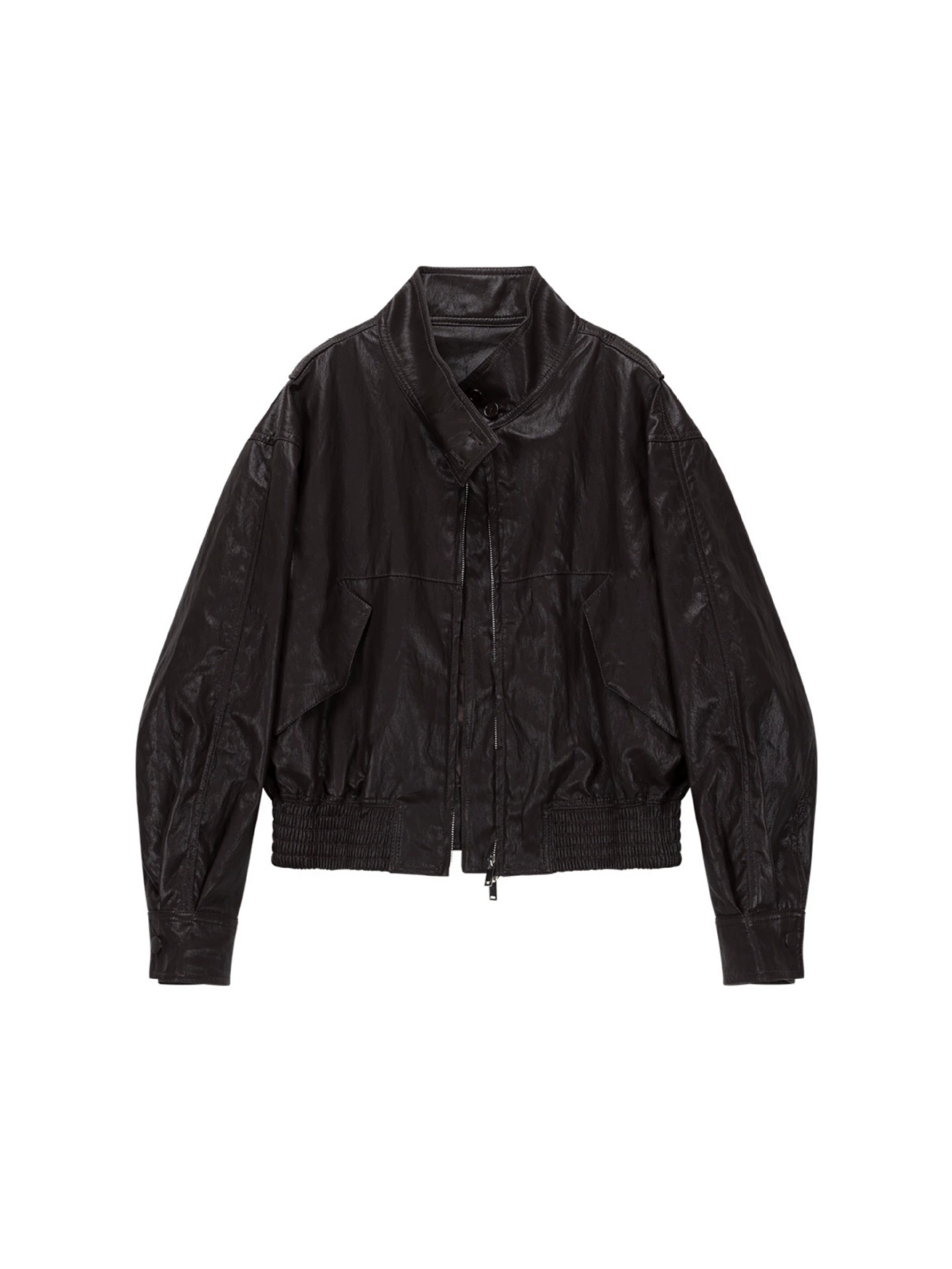 Autumn jacket, design shirt with zipper