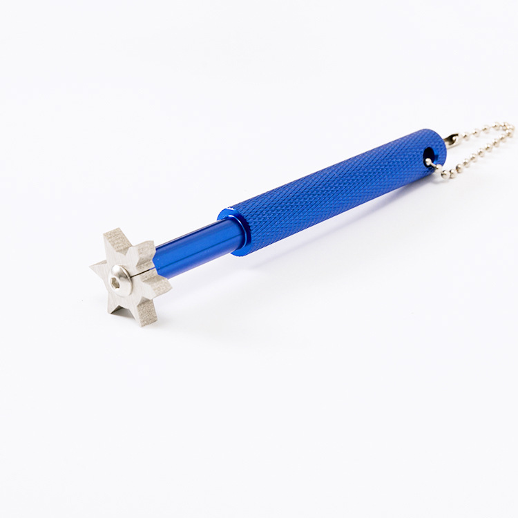 Own factory golf cleaning knife groove grinding tool groove cleaner golf hexagonal six-head cleaning tool