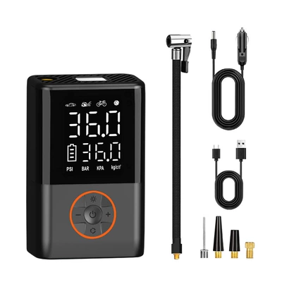 Car wireless air pump Hava nasosu - 8015-air-pump-wireless-wired-dual-use-model