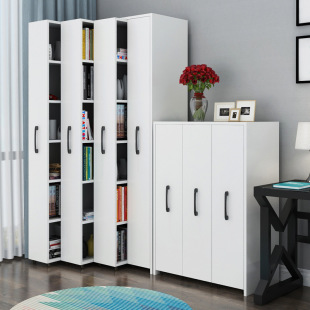 Push-pull Dust-proof Bookshelf with Wheels Invisible Bookcase Storage Gap Drawer-type Mobile Storage Cabinet Gap Bookcase Cabinet