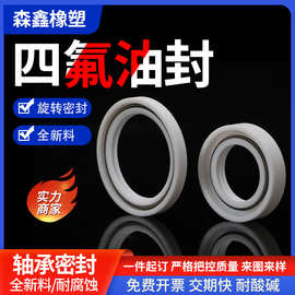密封环四氟骨架油封耐高温机械弹簧密封圈ptfe聚四氟乙烯油封厂家