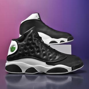 Putian shoes pure original factory direct AJ13 black and white panda basketball shoes wear-resistant non-slip shock-absorbing men's and women's shoes AJ