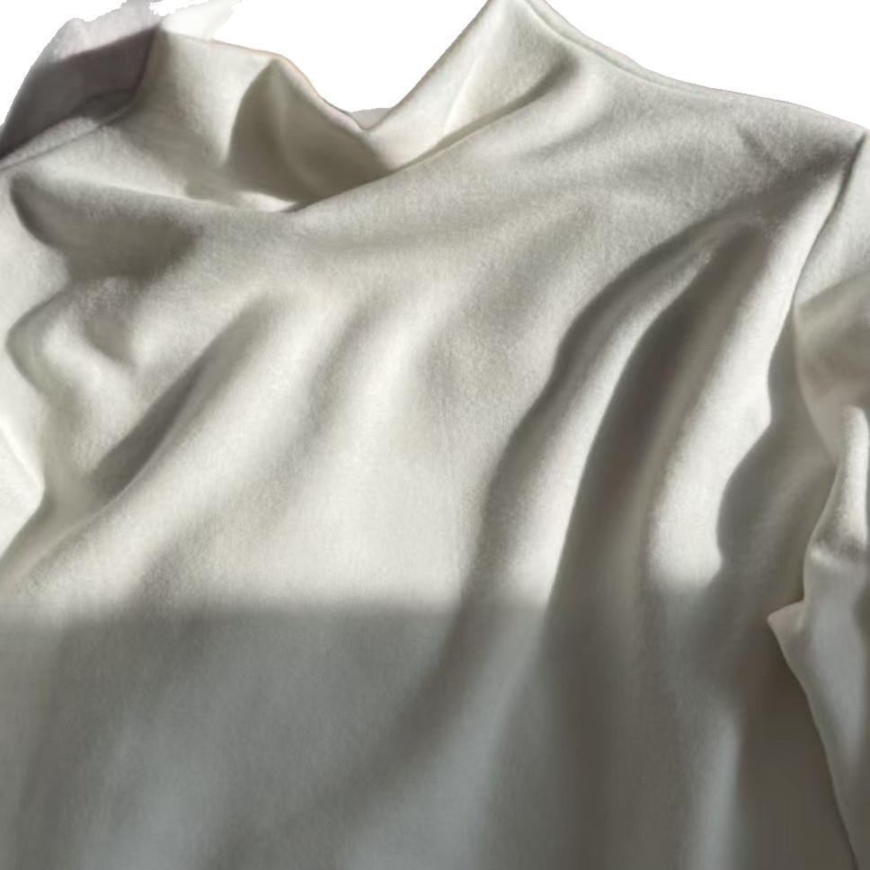 Fábrica directa de lana expandida   Pantalones de mujer camiseta calentadora tela almohada nueva tela de peluche image 6