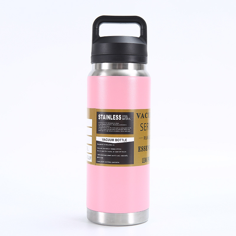 Venta caliente transfronteriza Taza de aislamiento de acero inoxidable 304 Hervidor deportivo de vacío portátil Olla de montañismo portátil al aire libre de gran capacidad