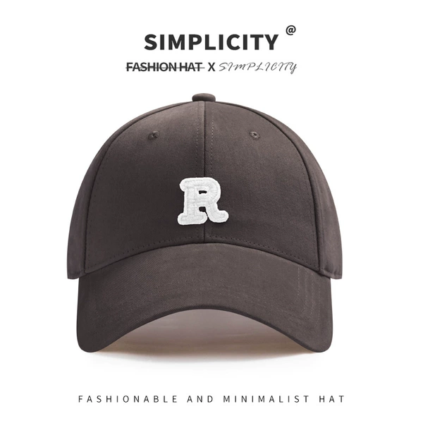 Embroidered Big R-Grey